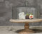 Nkuku Houten Taartstandaard - Mangohout & Gerecycled Glas