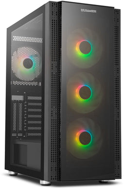 Nox Hummer Horus - ATX Semi-toren - E-ATX Mini-ITX Gaming PC - Zwart