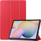 iMoshion Tablet Hoes Geschikt voor Samsung Galaxy Tab S8 / Tab S7 - iMoshion Trifold Bookcase - Rood