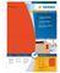 Herma 4397 - Etiketten A4 105x148mm - Veiligheidsrand - Rood