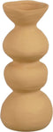 Mica Decorations Vaas Parma - 15x15x35 cm - Keramiek - Bruin