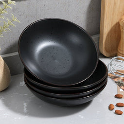 621 ml soepkom (Zwarte set van 4)