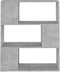 vidaXL-Boekenkast/kamerscherm-80x24x94-cm-spaanplaat-betongrijs