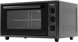 Wiggo WMO-E456(B) - Vrijstaande Mini Oven - 2000 W - 45 liter - Zwart