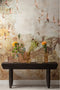 BePureHome Stall Bankje - Hout - Zwart - 42x96x31