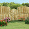 vidaXL - Poort - 100x75 - cm - groen - geïmpregneerd - grenenhout