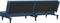 vidaXL - Slaapbank - 2-zits - fluweel - blauw