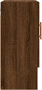 vidaXL - Wandkast - 60x31x70 - cm - bewerkt - hout - bruin - eikenkleur