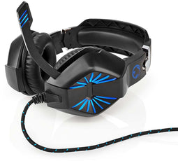Nedis GHST250BK - Gaming headset - Stereo geluid LED-verlichting - Zwart