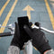 Dunlop Fietshandschoenen - Maat L - Touchscreen Geschikt - Silicone Palm Grip - Zwart (2 stuks)
