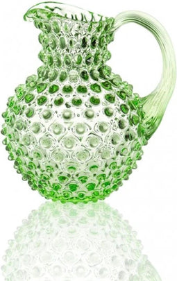 Anna Von Lipa Waterkan Waterkaraf Schenkkan Karaf Glas Paris Hobnail 1L Licht Groen