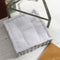 Vloerkussen - VANDAAG - CHARME - Slub x Chambray x Broderie Capucine - 40 x 40 x 10 cm