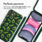 iMoshion Hoesje Geschikt voor iPhone 11 Hoesje Met Koord - iMoshion Siliconen design hoesje met koord - Groen / Avocado Green