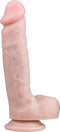 EasyToys - Realistische Dildo met Balzak - Dildo met Zuignap - 22,5 cm - Dildo's - Sex Toys voor Vrouwen en Mannen - Dildo Mannen Anaal - Beige