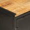 vidaXL - Wastafelkast - 55x35x60 - cm - ijzer - en - massief - mangohout
