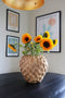 Light & Living Vaas Strawberry - Bruin - 35x34x33cm - Modern