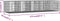vidaXL - Konijnenkooi - met - 5 - panelen - 273x79x54 - cm - gegalvaniseerd - ijzer