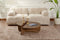 Dimehouse Orin - Salontafel Rond 85 cm - 100% Melamine - Naturel Walnoot