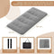 Coast Japanse Futonmatras - Oprolbaar Tatami Matras - Wasbare Hoes en Draagtas - 90 x 200 x 10 cm