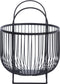 D - Light & Living - Mand MARJET - Ø30.5x39.5cm - Zwart
