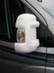 Milenco Mirror Protector Ducato - Spiegelprotector - Schokbestendig - Wit (2 stuks)