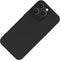 Celly Cromo Siliconen hoesje - Geschikt voor Apple iPhone 15 Pro - TPU Back Cover - Microfiber - Zwart