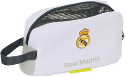 Real Madrid C.F. - Thermische Snacktas - Sportief ontwerp - Wit 21,5 x 12 x 6,5 cm