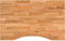 vidaXL - Bureaublad - rechthoekig - 80x50x2,5cm - massief - eikenhout - lichtbruin