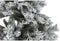 Kerstboom DKD Home Decor Wit Groen Metaal Polyethyleen Besneeuwd 130 x 130 x 218 cm