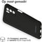 iMoshion Hoesje Geschikt voor Oppo A54s / A16s / A16 Hoesje Siliconen - iMoshion Color Backcover - Zwart