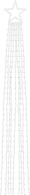 vidaXL - Kerstboomverlichting - 320 - warmwitte - LED's - 375 - cm