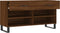 vidaXL - Schoenenbank - 102x35x55 - cm - bewerkt - hout - sonoma - eikenkleurig