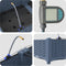 vidaXL - Tuinplanten - met - Waterirrigatiesysteem - - - 4 - stuks - - - Grijs