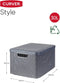 Curver Style Mand L - 30 liter - Antraciet met deksel