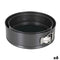 Springvorm Pan Quttin Zwart 20 x 6,8+24 x 7 cm 2 Onderdelen (6 Stuks)