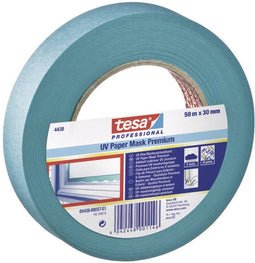 tesa PREMIUM 04438-00012-00 Maskeertape tesakrepp Blauw (l x b) 50 m x 19 mm 1 stuk(s)