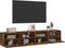 vidaXL - Tv-wandmeubels - 2 - st - 80x30x30 - cm - bewerkt - hout - gerookt - eikenkleur