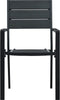 vidaXL - Tuinstoelen - 2 - st - hout-look - HDPE - zwart