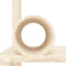 vidaXL - Kattenmeubel - met - sisal - krabpalen - 136 - cm - donkergrijs