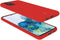 Celly Feeling - Back Cover - TPU - Microfiber - Rood - Geschikt voor Samsung Galaxy S20