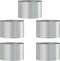 vidaXL - Tuinpotten - 5 - stuks - 30x30x20 - cm - Gegalvaniseerd - Staal