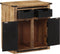 vidaXL - Dressoir - met - 2 - lades - 55x35x60 - cm - massief - mangohout