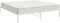 vidaXL - Bedframe - metaal - wit - 180x200 - cm