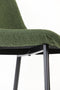 Light & Living - Eetkamerstoel KATE - 58.5x47.5x82.5cm - Groen - Set van 2