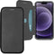 Hoesje Geschikt voor iPhone 13 - Slim Folio Bookcase - Zwart