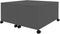 vidaXL - Salontafel - 75x75x38 - cm - bewerkt - hout - grijs