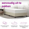vidaXL - Pocketveringmatras - middelhard-hard - 120x200 - cm