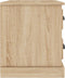 vidaXL - Nachtkastje - 60x39x45 - cm - sonoma - eikenkleurig