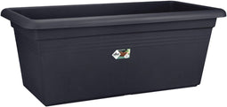 Elho Green Basics Garden Xxl 80 - Plantenbak voor Buiten - Ø 77.0 x H 34.5 cm - Living black