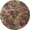 MOOISA - Marmer - dienblad - bruin marmer - Ø30cm - rond marmer dienblad - vierkant marmer dienblad - decoratie schaal - tapasplank - serveerplank